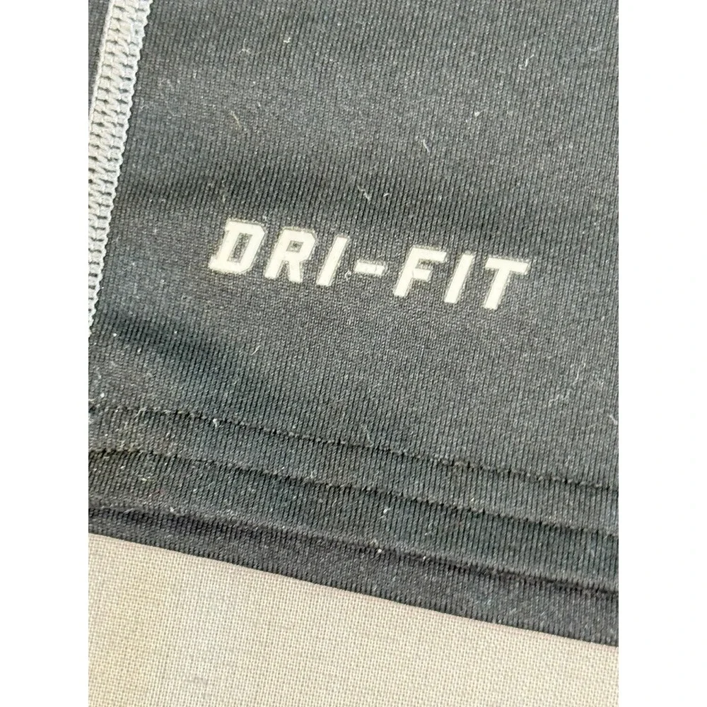 Nike Pro Dri-FIT Princeton Crew Shirt Large Gray‎ Fitted  Long Sleeve Athletic